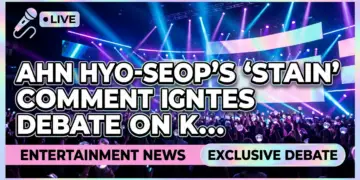 Ahn hyo-seop's 'stain' comment ignites debate on k-pop trainee system