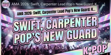 Ama 2026: swift, carpenter lead pop's new guard; k-pop soloists shine