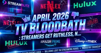 April 2026 tv bloodbath: streamers get ruthless, networks dig in
