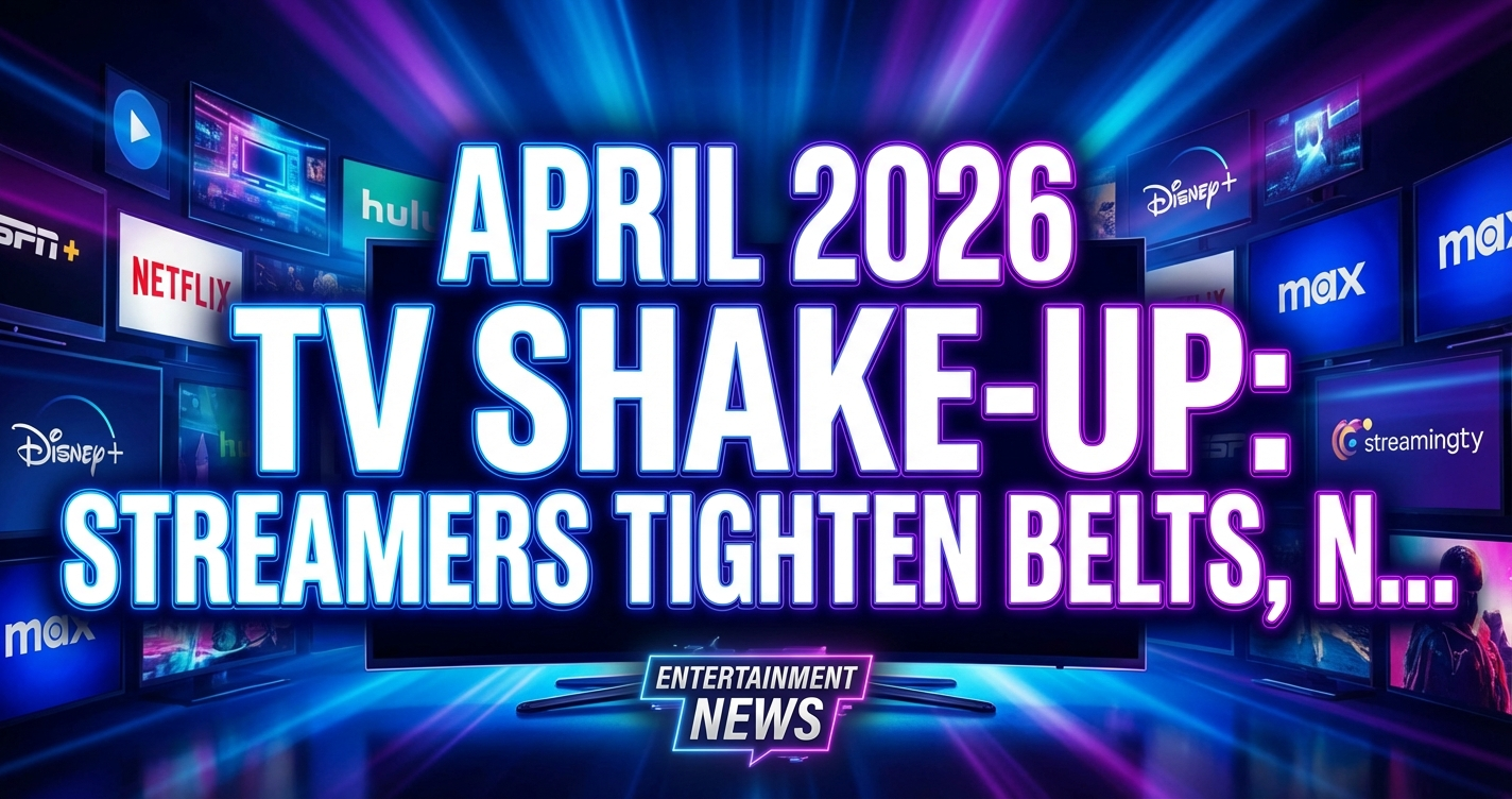 April 2026 tv shake-up: streamers tighten belts, networks play it safe 1 April 2026 tv shake-up: streamers tighten belts, networks play it safe