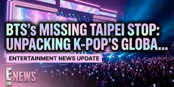 Bts's missing taipei stop: unpacking k-pop's global tour conundrum