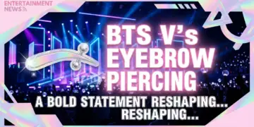 Bts v's eyebrow piercing: a bold statement reshaping k-pop aesthetics