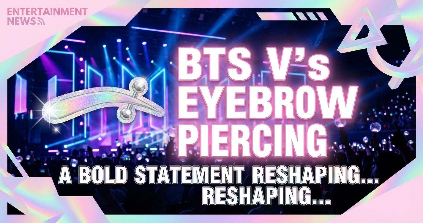 Bts v's eyebrow piercing: a bold statement reshaping k-pop aesthetics 1 Bts v's eyebrow piercing: a bold statement reshaping k-pop aesthetics