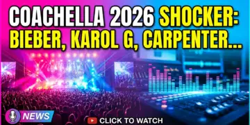 Coachella 2026 shocker: bieber, karol g, carpenter crowned headliners early