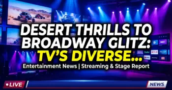 From desert thrills to broadway glitz: tv's diverse spring offensive