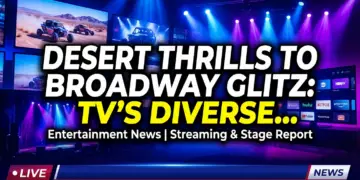 From desert thrills to broadway glitz: tv's diverse spring offensive