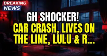 Gh shocker! Car crash, lives on the line, lulu & rocco's peril!