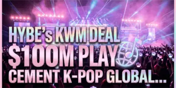 Hybe's kwm deal: a $100m play to cement k-pop global dominance