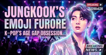 Jungkook's emoji furore: k-pop's age gap obsession & fan culture under fire
