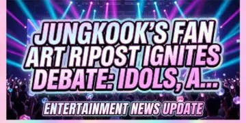 Jungkook's fan art repost ignites debate: idols, artists, and online boundaries 5 Jungkook's fan art repost ignites debate: idols, artists, and online boundaries