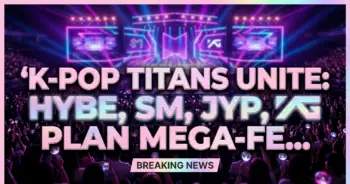 K-pop titans unite: hybe, sm, jyp, yg plan mega-festival venture