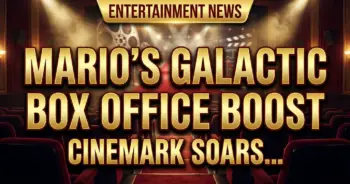 Mario's galactic box office boost: cinemark soars to record easter weekend