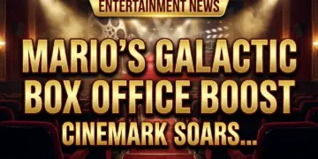 Mario's galactic box office boost: cinemark soars to record easter weekend