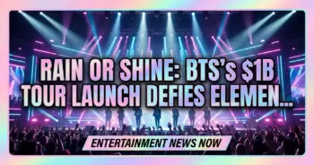 Rain or shine: bts's $1b tour launch defies elements, redefines k-pop
