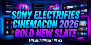 Sony electrifies cinemacon 2026 with bold new slate & ip bets