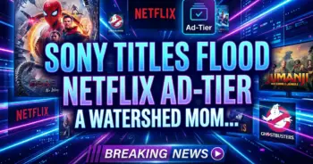 Sony titles flood netflix ad-tier: a watershed moment in streaming