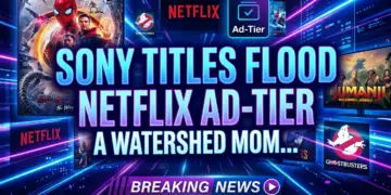 Sony titles flood netflix ad-tier: a watershed moment in streaming