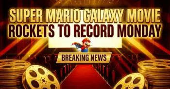Super mario galaxy movie rockets to record monday, reshaping box office landscape