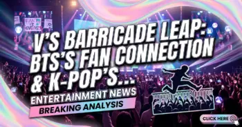 V's barricade leap: bts's fan connection & k-pop's security tightrope
