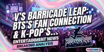 V's barricade leap: bts's fan connection & k-pop's security tightrope
