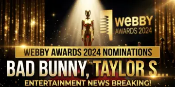 Webby awards 2024 nominations: bad bunny, taylor swift, sydney sweeney headline digital revolution