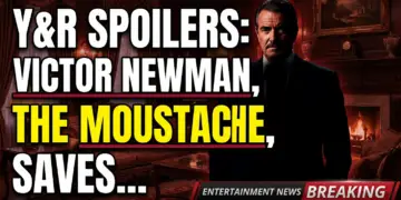 Y&r spoilers: victor newman, the moustache, saves newmans from fiery doom!