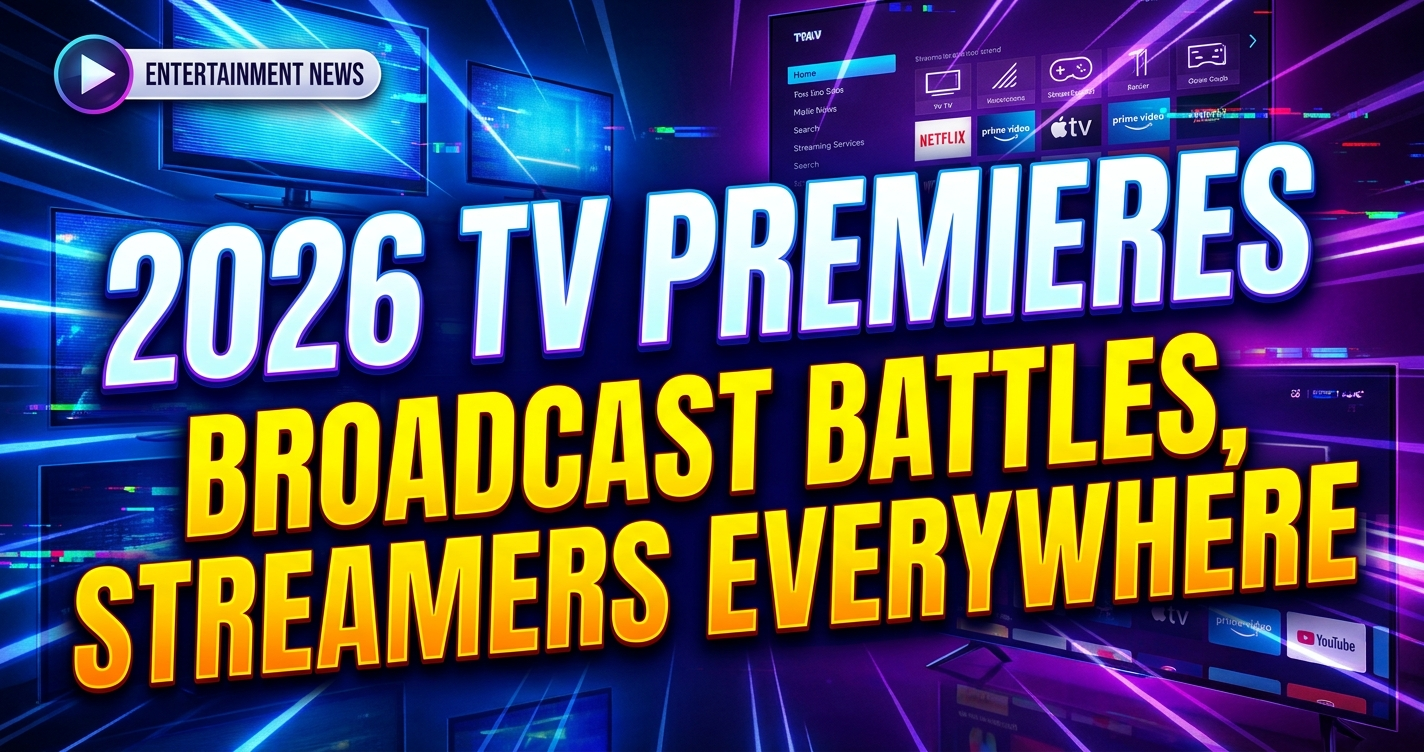 2026 tv premieres: broadcast battles, streamers evolve, reality reigns 1 2026 tv premieres: broadcast battles, streamers evolve, reality reigns
