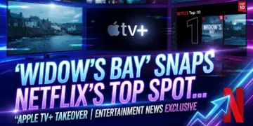 Apple tv+'s 'widow's bay' snaps netflix's top spot reign