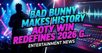 Bad bunny makes history: aoty win redefines 2026 grammys night