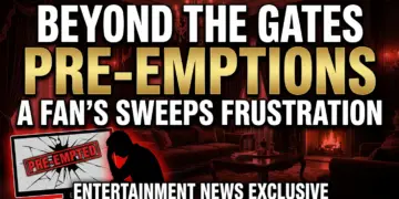 Beyond the gates pre-emptions: a fan's sweeps frustration!