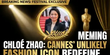 Chloé zhao: cannes' unlikely fashion icon redefines red carpet glamour