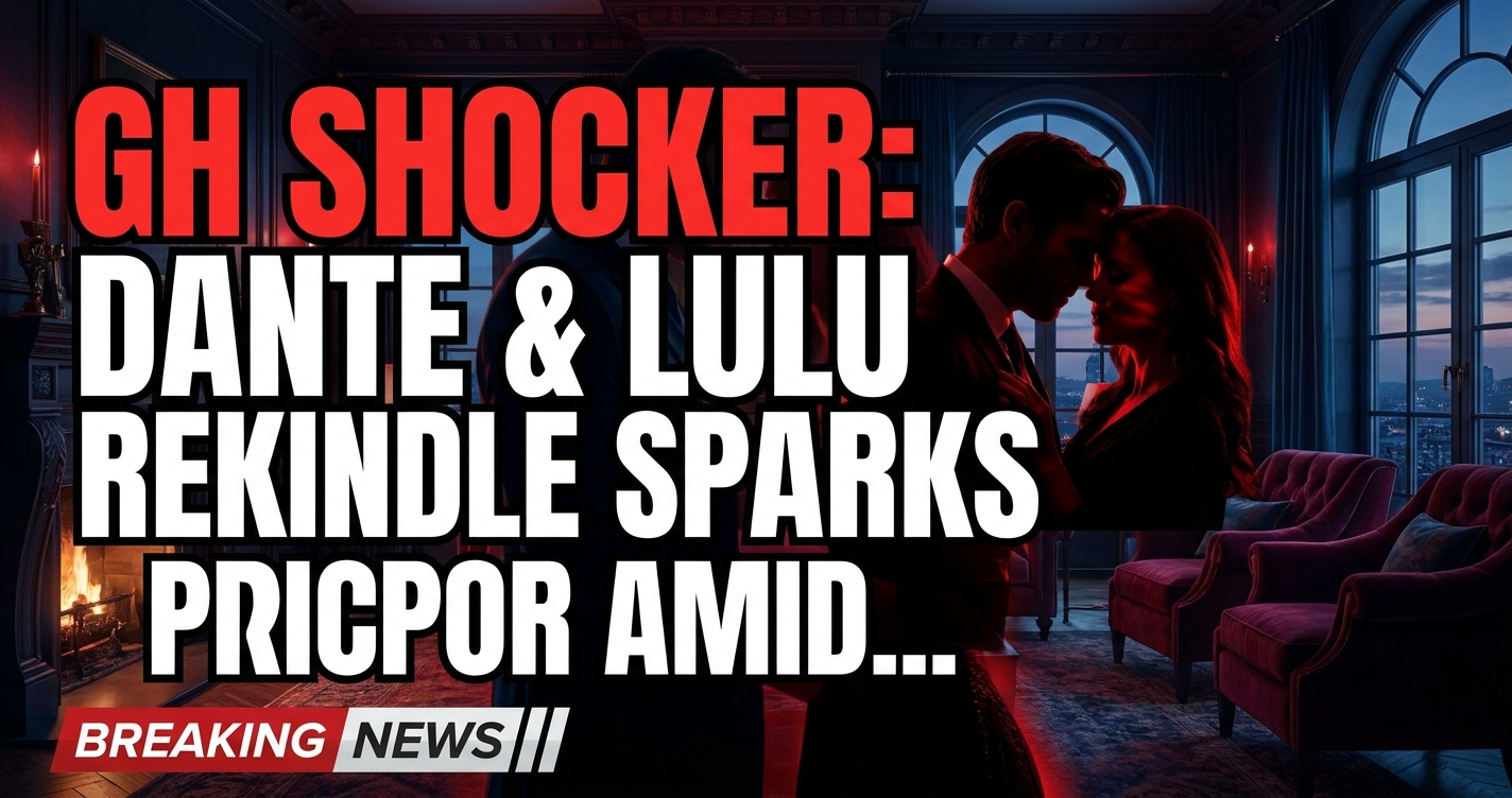 Gh shocker: dante & lulu rekindle sparks amid port charles chaos! 1 Gh shocker: dante & lulu rekindle sparks amid port charles chaos!