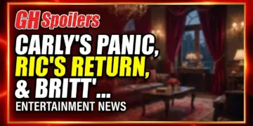 Gh spoilers: carly's panic, ric's return, & britt's fury!