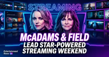 Mcadams & field lead star-powered streaming weekend: a dailydrama deep dive