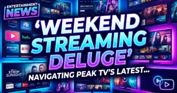 Weekend streaming deluge: navigating peak tv's latest content wave