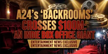 A24's 'backrooms' crosses $100m: an indie box office game changer