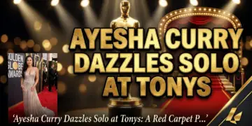 Ayesha curry dazzles solo at tonys: a red carpet power move