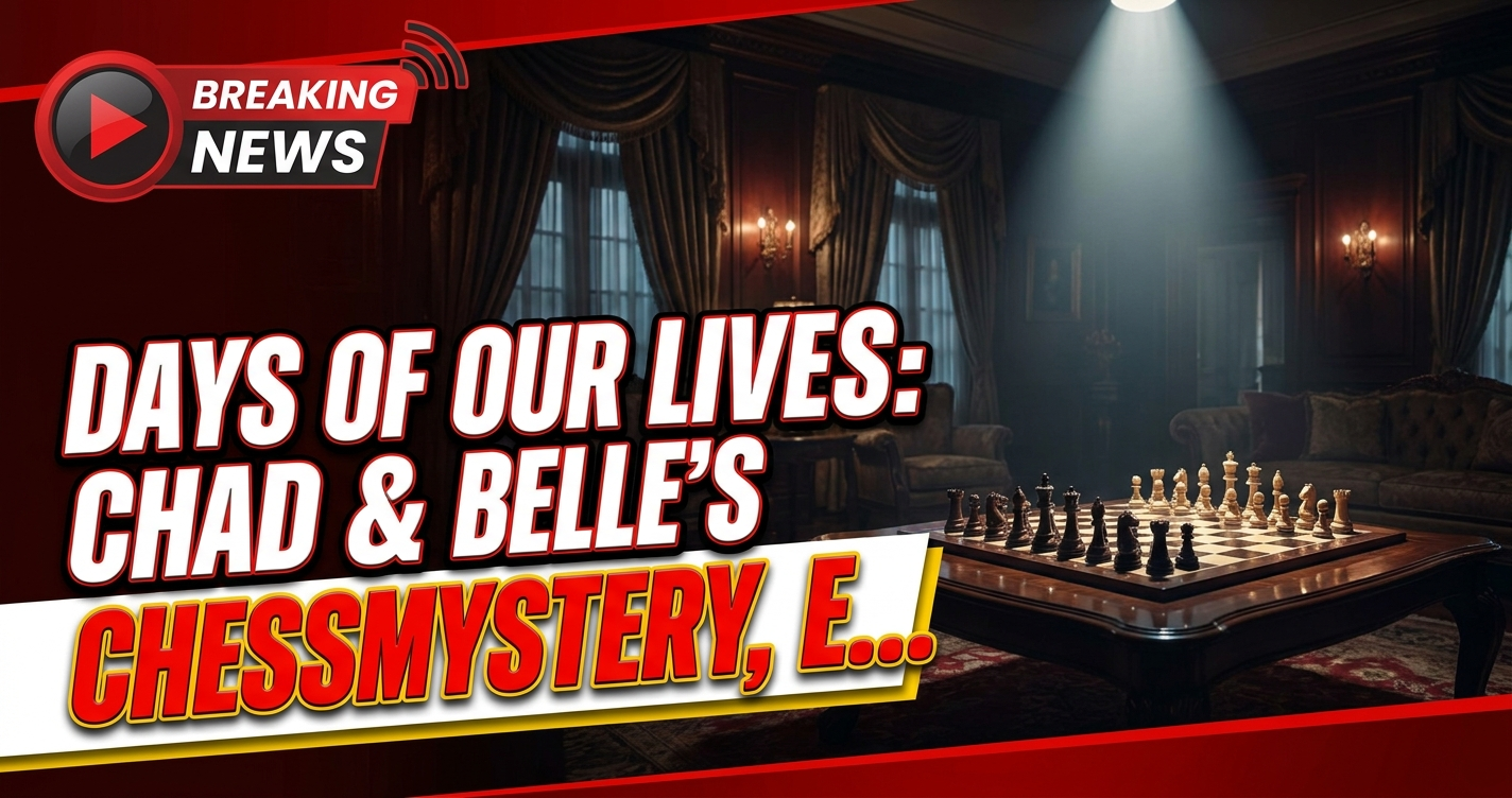 Days of our lives: chad & belle's chess mystery, ej corners kristen! 1 Days of our lives: chad & belle's chess mystery, ej corners kristen!