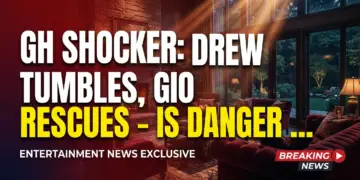 Gh shocker: drew tumbles, gio rescues – is danger lurking? 10 Gh shocker: drew tumbles, gio rescues – is danger lurking?