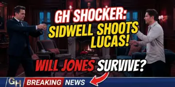 Gh shocker: sidwell shoots lucas! Will jones survive port charles' latest bullet?
