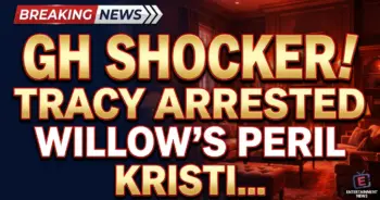 Gh shocker! Tracy arrested, willow's peril, kristina exits, ethan schemes!