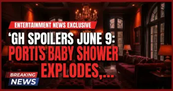 Gh spoilers june 9: portia's baby shower explodes, cassius drops a bomb!