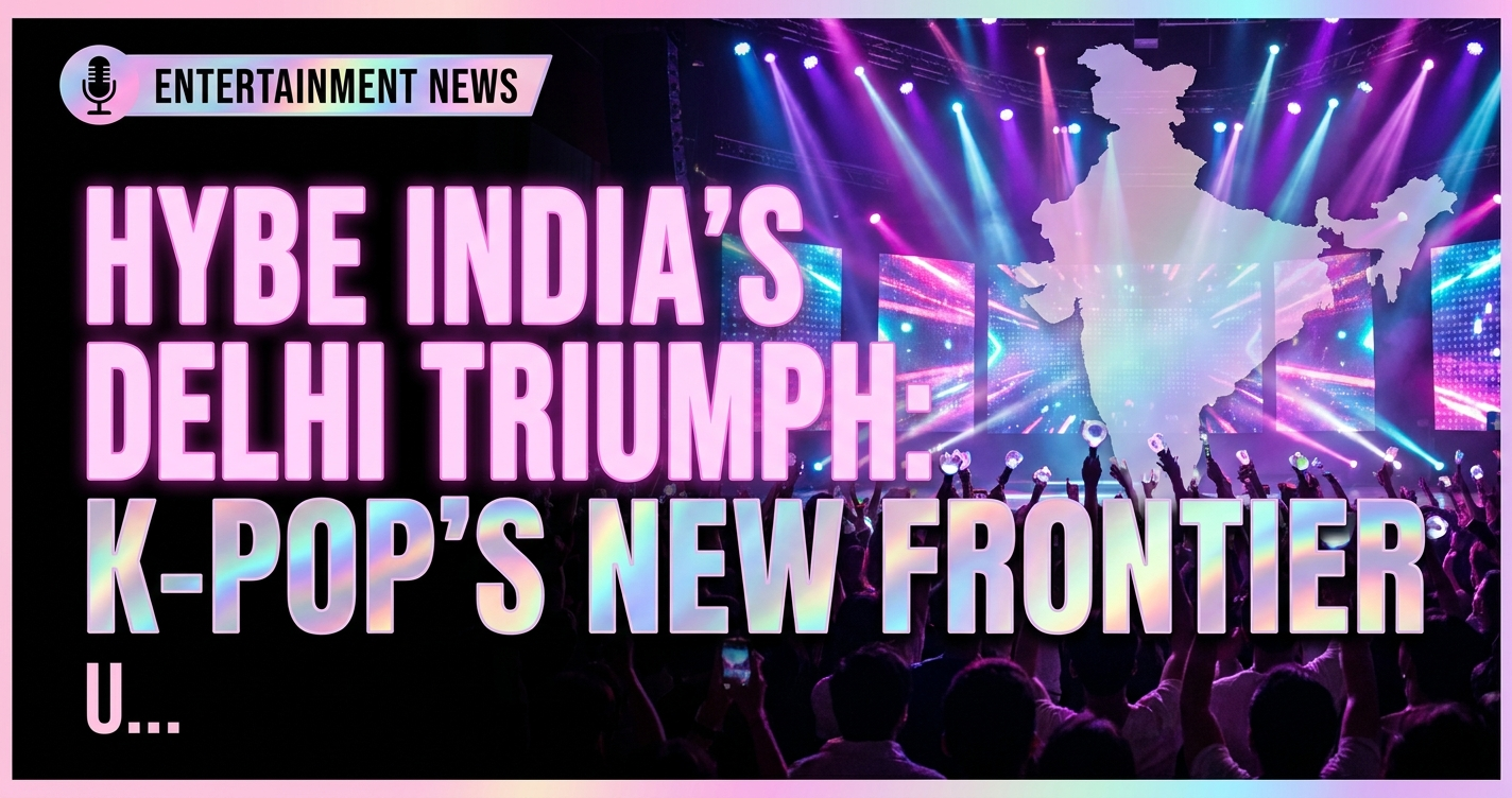 Hybe india's delhi triumph: k-pop's new frontier unlocked? 1 Hybe india's delhi triumph: k-pop's new frontier unlocked?