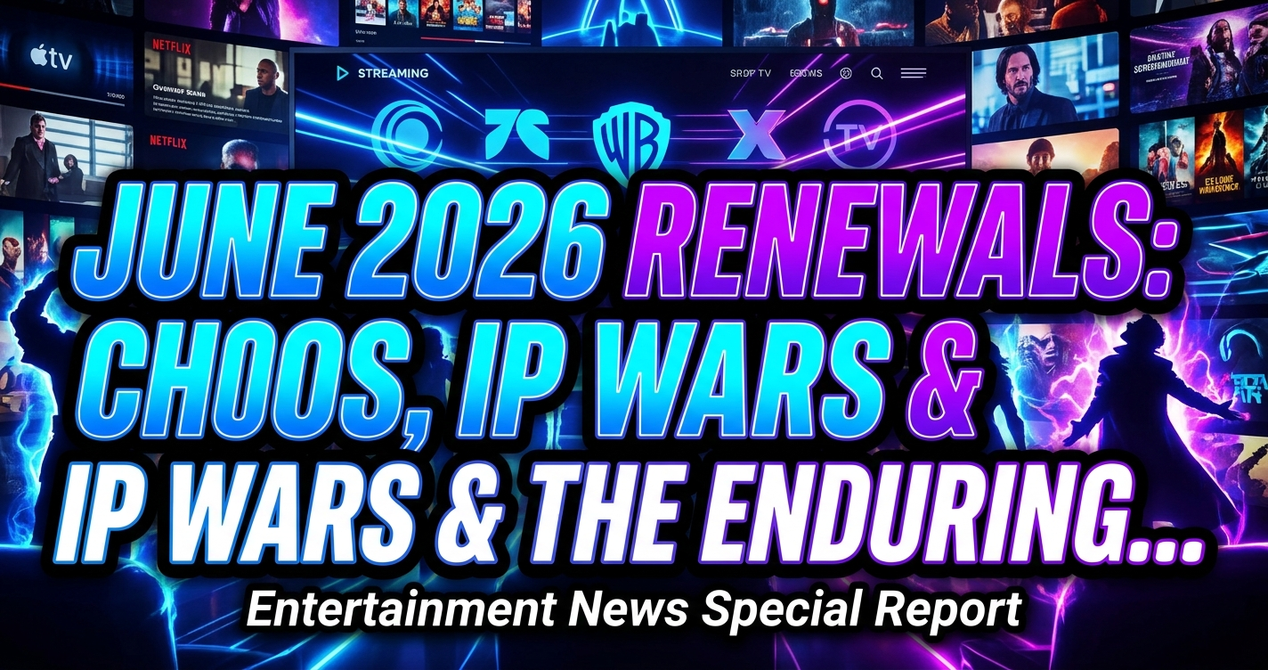 June 2026 renewals: chaos, ip wars & the enduring streaming paradox 1 June 2026 renewals: chaos, ip wars & the enduring streaming paradox