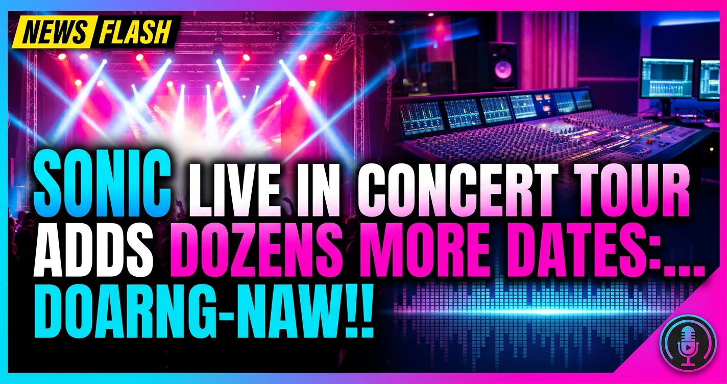 Sonic live in concert tour adds dozens more dates: gaming's live music phenomenon explodes 1 Sonic live in concert tour adds dozens more dates: gaming's live music phenomenon explodes