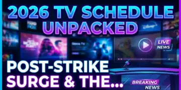 2026 tv schedule unpacked: post-strike surge & the future of peak tv