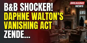 B&b shocker: daphne walton’s vanishing act – zende’s heartbreak looms!