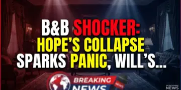B&b shocker: hope’s collapse sparks panic, will’s unwanted visitor!