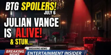 Btg spoilers: july 6! Julian vance is alive & stunning sterling heights! 2 Btg spoilers: july 6! Julian vance is alive & stunning sterling heights!