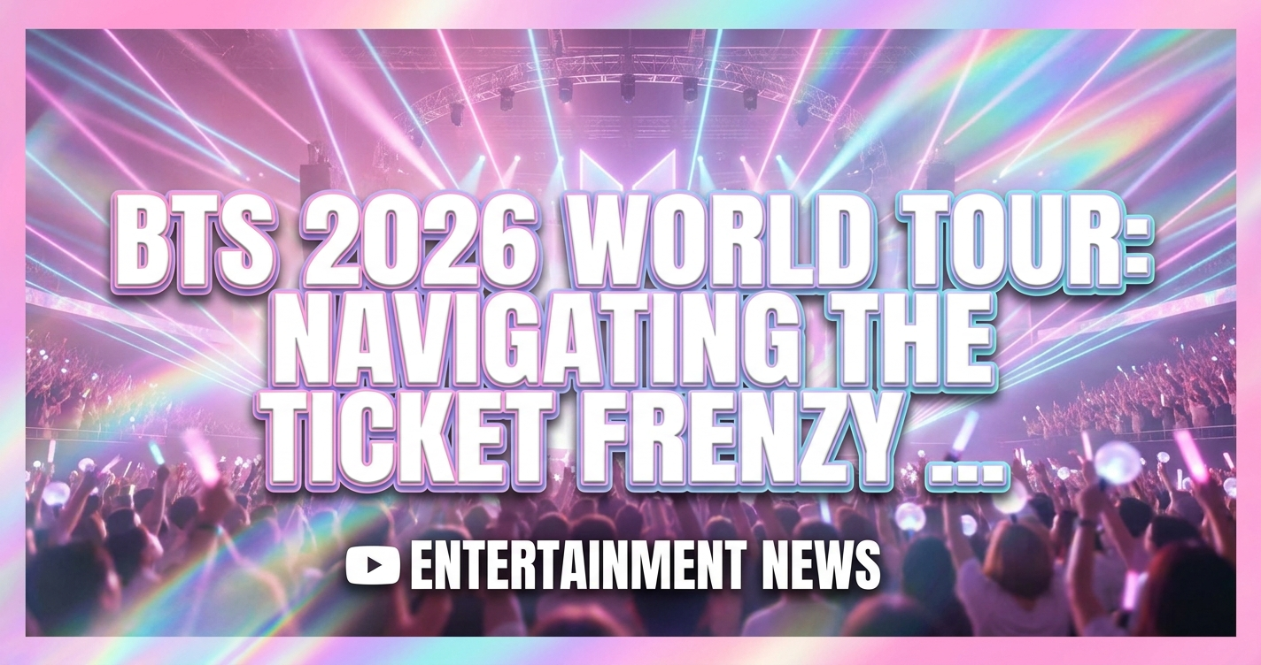 Bts 2026 world tour: navigating the ticket frenzy for their epic return 1 Bts 2026 world tour: navigating the ticket frenzy for their epic return